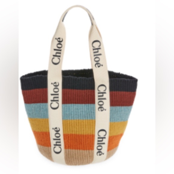 Chloe x Mifuko Large Woody Bag - Picture 1 of 1